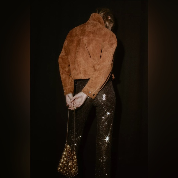 ZARA METAL APPLIQUÉ BUCKET BAG - Picture 12 of 17